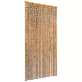 Insect Door Curtain Bamboo 35.4"x86.6"