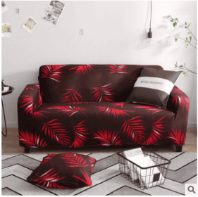 Printed Sofa Cushion Sofa Cover Sofa Cover (Option: R-2 seater)