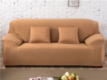 Solid Corner Sofa Covers Couch Slipcovers Elastica Material Sofa Skin Protector Cover Sofa Armchair (Option: 20-Three seat)