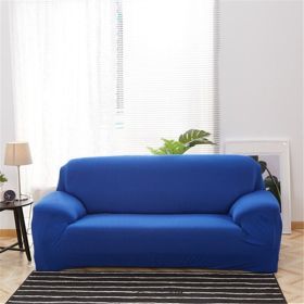 Solid Corner Sofa Covers Couch Slipcovers Elastica Material Sofa Skin Protector Cover Sofa Armchair (Option: 5-Two seat)