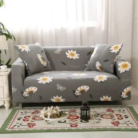 Printed Sofa Cushion Sofa Cover Sofa Cover (Option: U-1 seater)