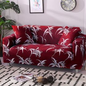 Printed Sofa Cushion Sofa Cover Sofa Cover (Option: D-4 seater)