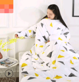 Winter Lazy Quilt with Sleeves (Option: G150x200CM)