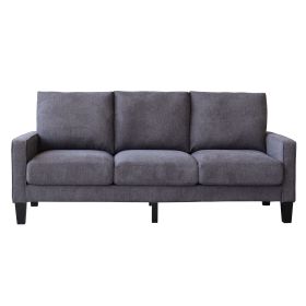 Modern Living Room Furniture Sofa (Color: Dark grey)