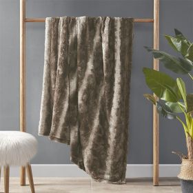 Oversized Faux Fur Throw (Color: as Pic)