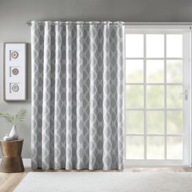 Printed Ikat Blackout Patio Curtain(Only 1 Pc Panel) (Color: as Pic)